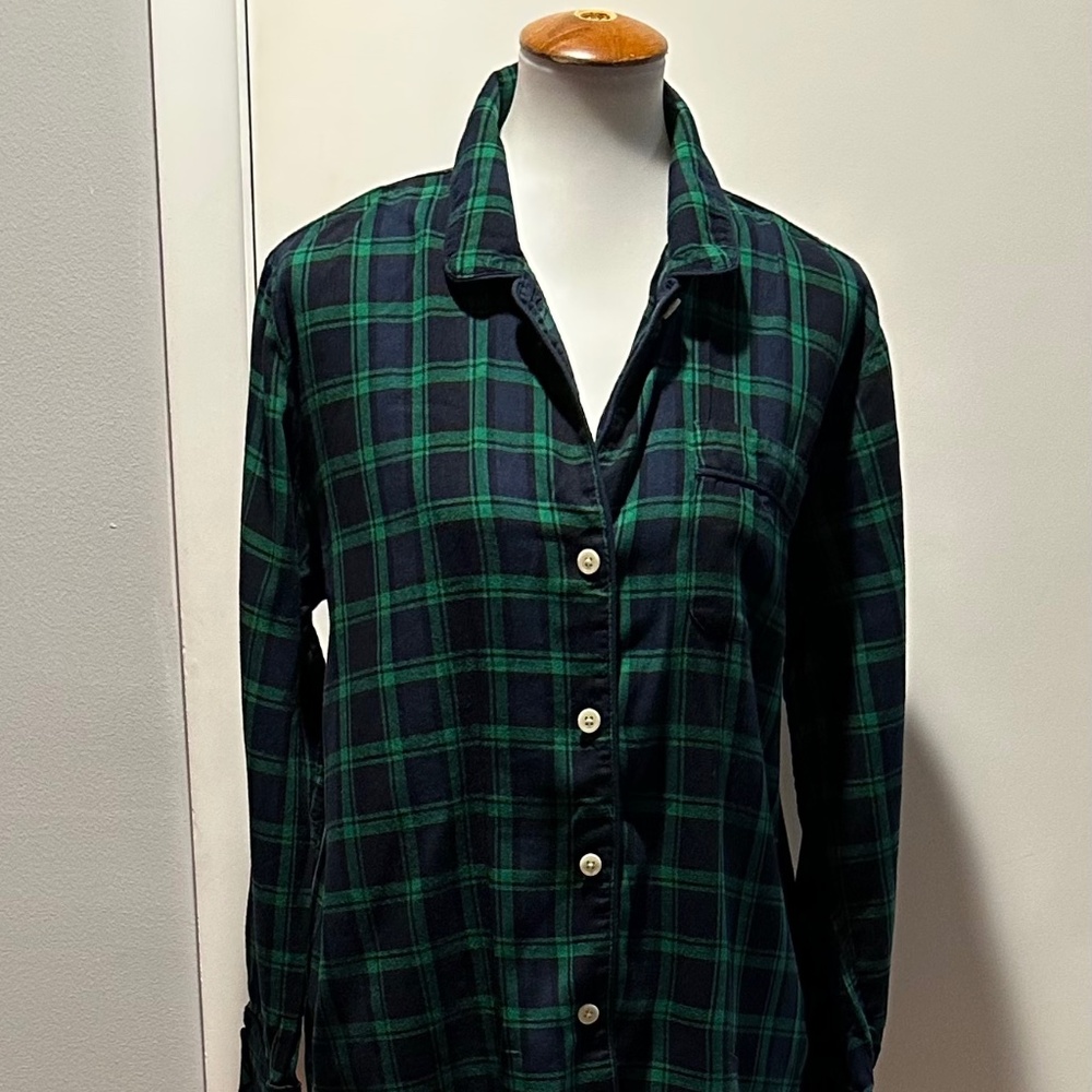 J Crew‎ Women Pajamas Green Black - Size S.